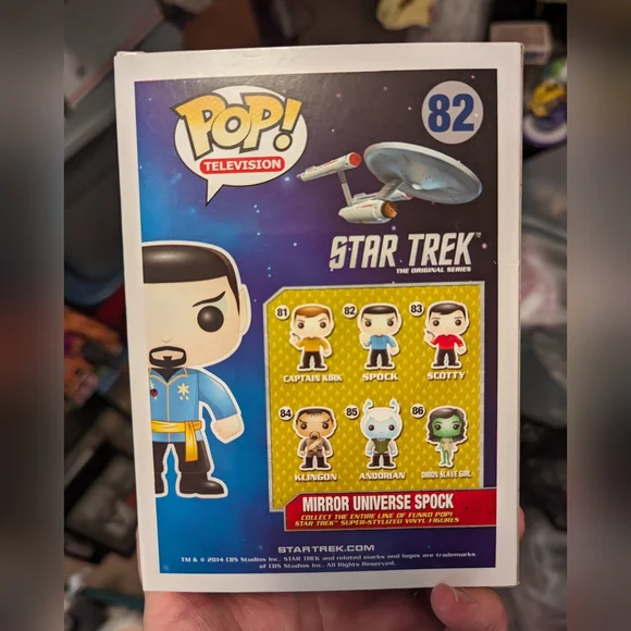Funko Pop Star Trek Mirror Universe Spock #82 PX previews exclusive - Picture 5 of 8